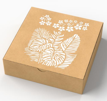 Stencil reusable, 15x20cm Exotic leaves, #394 - 2