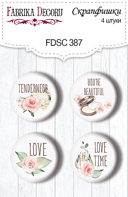 скрапфишки набор 4шт tenderness and love en #387 