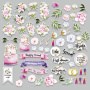 Set of die cuts Wedding of our dream, 65 pcs - 1