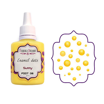 Liquid enamel dots Sunny 30 ml