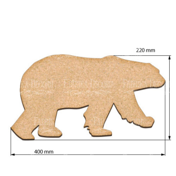  Art board Bear 40х22 cm - 2