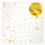 Ацетатный лист с золотым узором Golden Dill, 30,5см х 30,5см
