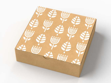 Stencil reusable, 15 cm x 20 cm Boho flowers, #447 - 2 Stencil reusable, 15 cm x 20 cm Boho flowers, #447 - 2