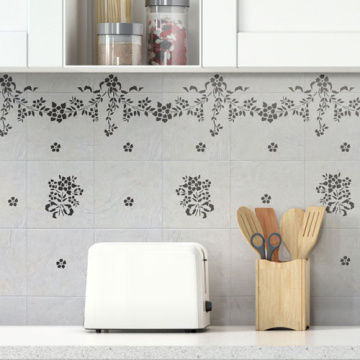 Stencil for decoration XL size (30*30cm), Forget-me-not #023 - 2