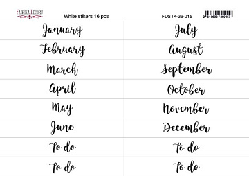 Set of stickers for journaling and planners #36-015