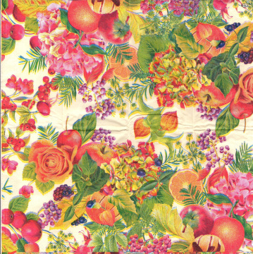 Decoupage napkin "Summer garden 1" - 2