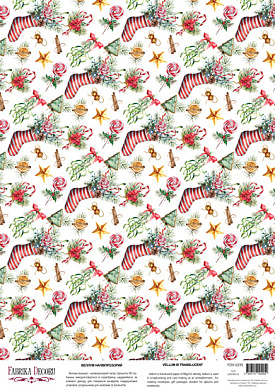 deco vellum colored sheet ready for santa, a3 (11,7" х 16,5")