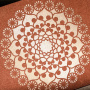 Stencil reusable, 15x20cm Openwork napkin, #401 - 1