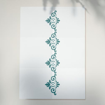 Stencil for crafts 6x20cm "Classic Border 1" #139-1 - 2 Stencil for crafts 6x20cm "Classic Border 1" #139-1 - 2