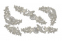 Набор чипбордов Морские ракушки 15х15 см #386