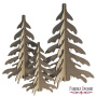 Blank for decoration "Christmas trees-3pcs" #113