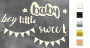 Chipboard embellishments set, "Sweet baby boy 3" #116