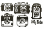 Набор чипбордов Фотоаппараты 10х15 см #032
