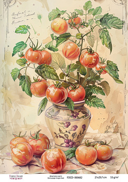 Decoupage-Karte #0682, 21x29,7 cm