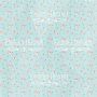 Blatt doppelseitiges Papier für Scrapbooking Shabby Baby Girl Redesign #34-04 12"x12"