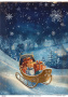 Decoupage Card Sled with Gifts 1, #0898, 29.7x42cm Decoupage Card Sled with Gifts 1, #0898, 29.7x42cm
