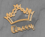 Mega shaker dimension set, 15cm x 15cm, Figured frame Queen's Crown - 3