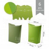 Набор картонных заготовок #007 color_Lime green-green Набор картонных заготовок #007 color_Lime green-green