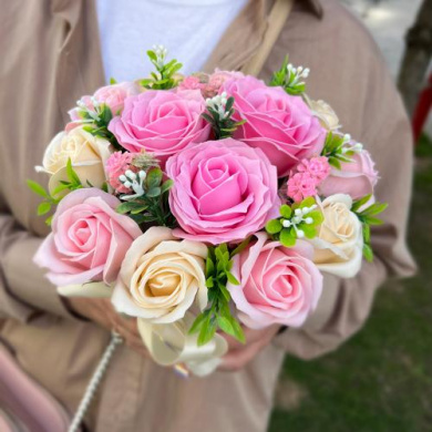 floristic interior composition "this is your day", 200 x 200 x 180 mm  - 2