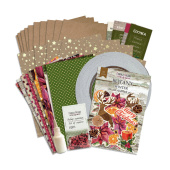 greeting cards diy kit, "botany winter", 10 cm x 15 cm - 2