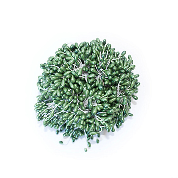 Stamens large and glossy Green 20pcs