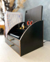 Organizer na biurko z bezprzewodową ładowarką, 320mm x 230mm х 215mm, Złożony, #392
