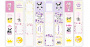 Double-sided scrapbooking paper set My little baby girl 12"x12", 10 sheets - 2