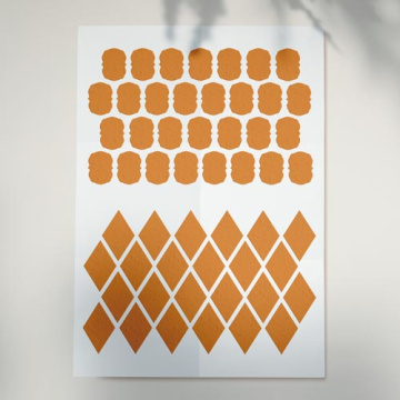 Stencil for crafts 15x20cm "Grids" #003 - 2 Stencil for crafts 15x20cm "Grids" #003 - 2