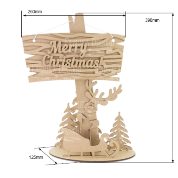 заготовка для декорирования "merry christmas", #201  - 2