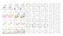 Double-sided scrapbooking paper set Sweet bunny 8"x8", 10 sheets - 11