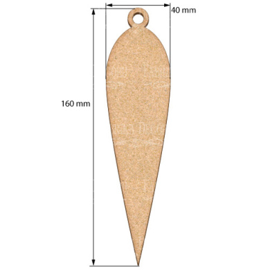 Blank for decoration New year tree toy 25, #456 - 2