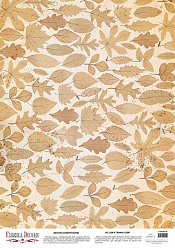 Deco vellum colored sheet Sepia herbarium, A3 (11,7" х 16,5")