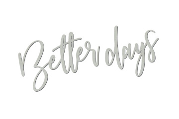 Chipboard "Better days" #414 - 2