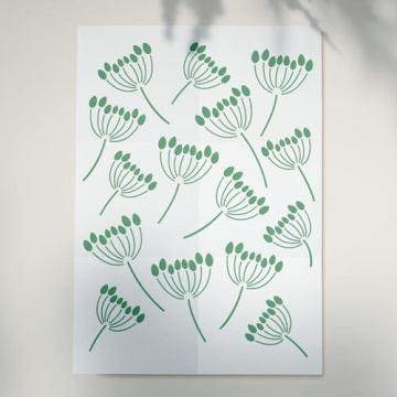 Stencil for crafts 15x20cm "Dill background" #156 - 2