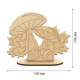 Figurine for painting and decorating #544 "Two mushrooms" - 1 Figurine for painting and decorating #544 "Two mushrooms" - 1
