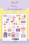 Set of die cuts  My little baby girl-1, 50 pcs - 0