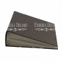 Blankoalbum Strukturhaut eines Straußes Schokolade 20cm х 20cm