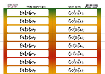 Set of stickers for journaling and planners #36-005