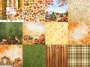 Doppelseitig Scrapbooking Papiere Satz Bright Autumn, 30.5 cm x 30.5 cm, 10 Blätter