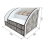 Desktop organizer for papers, stationery and writing supplies - 0