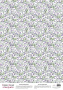 Деко веллум (лист кальки с рисунком) Лавандовое поле фон, А3 (29,7см х 42см)