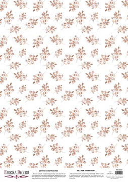 Deco vellum colored sheet Sprigs, A3 (11,7" х 16,5")