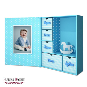 Box with Sections, Moms Treasures, kit #276 - 2