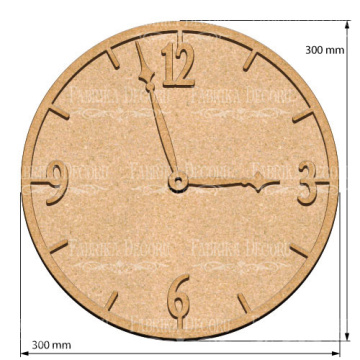 art-board-clock-4-30-30-cm - 2