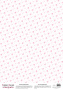 Deco vellum colored sheet Flower points, A3 (11,7" х 16,5")