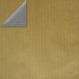 лист крафт бумаги с рисунком золото/серебро 30х30 см