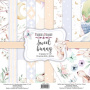 Double-sided scrapbooking paper set Sweet bunny 12"x12", 10 sheets