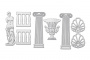 Набор чипбордов Античный декор 10х15 см #674