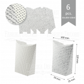 Набор картонных заготовок #007 color_Dots on a white -text on a white Набор картонных заготовок #007 color_Dots on a white -text on a white