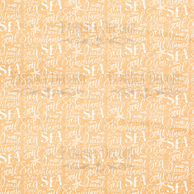 лист двусторонней бумаги для скрапбукинга sea soul #52-02 30,5х30,5 см - 2